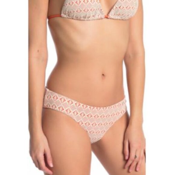 BECCA by Rebecca Virtue Womens Multicolor Shirred Hipster Bikini Bottoms Size XL - Picture 1 of 4